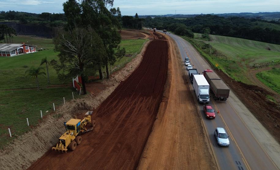 PRC-466 obras de duplicação entre Guarapuava e Palmeirinha