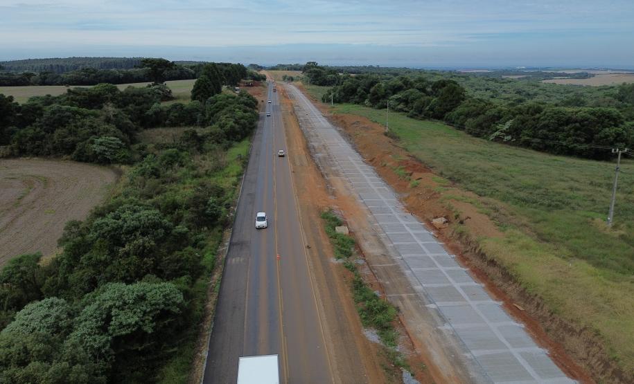 PRC-466 obras de duplicação entre Guarapuava e Palmeirinha