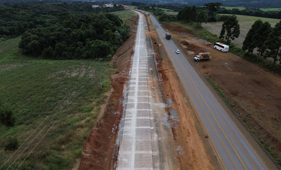 PRC-466 obras de duplicação entre Guarapuava e Palmeirinha
