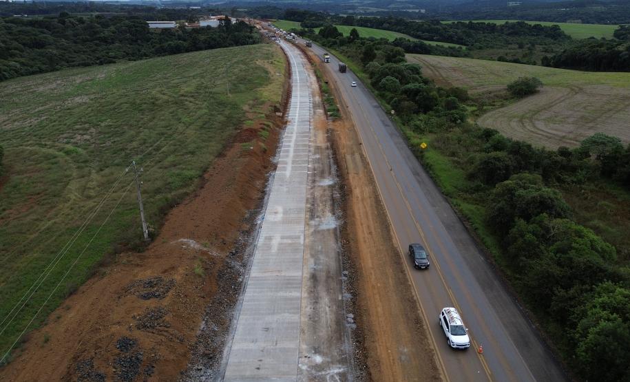 PRC-466 obras de duplicação entre Guarapuava e Palmeirinha