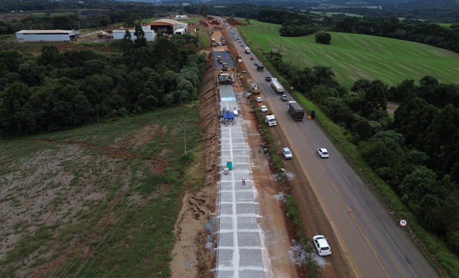 PRC-466 obras de duplicação entre Guarapuava e Palmeirinha