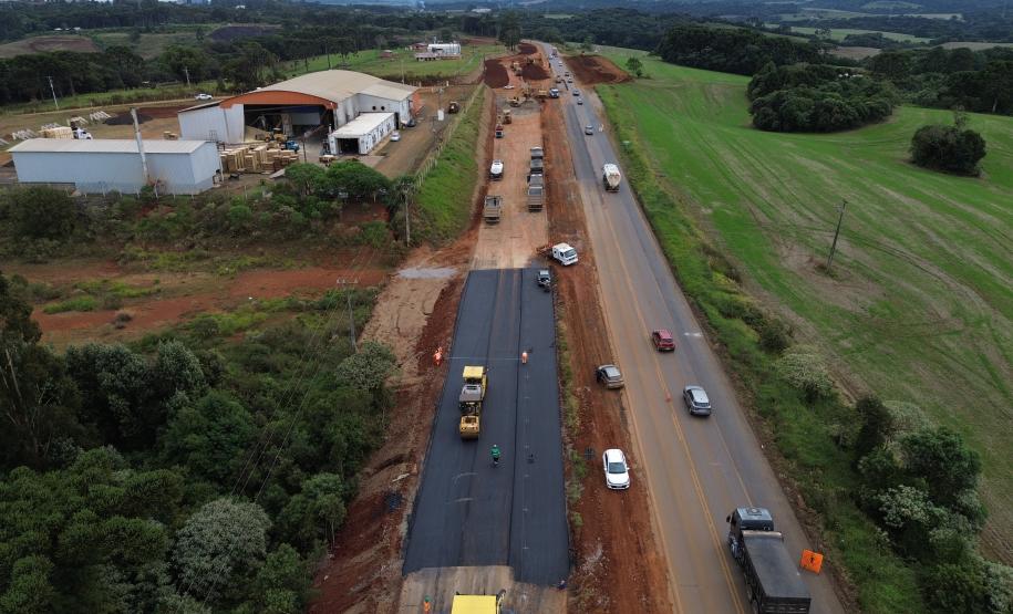 PRC-466 obras de duplicação entre Guarapuava e Palmeirinha