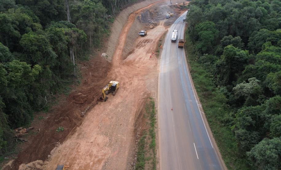 PRC-466 obras de duplicação entre Guarapuava e Palmeirinha
