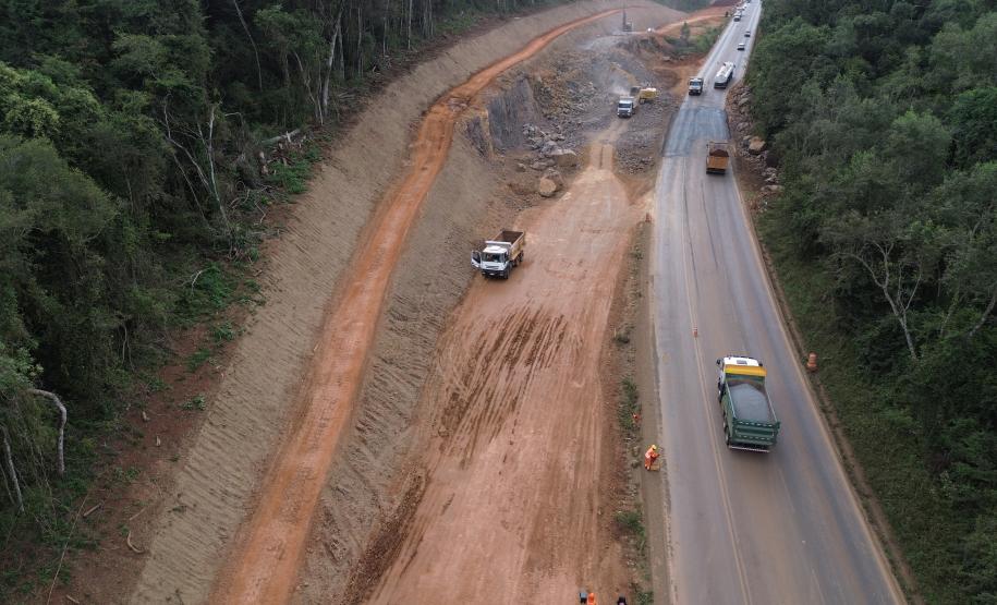 PRC-466 obras de duplicação entre Guarapuava e Palmeirinha