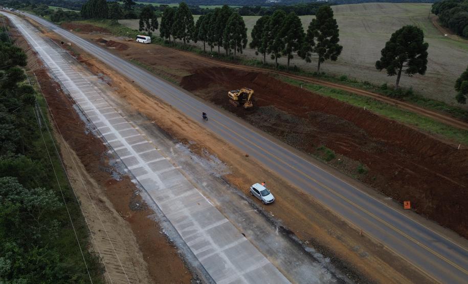 PRC-466 obras de duplicação entre Guarapuava e Palmeirinha
