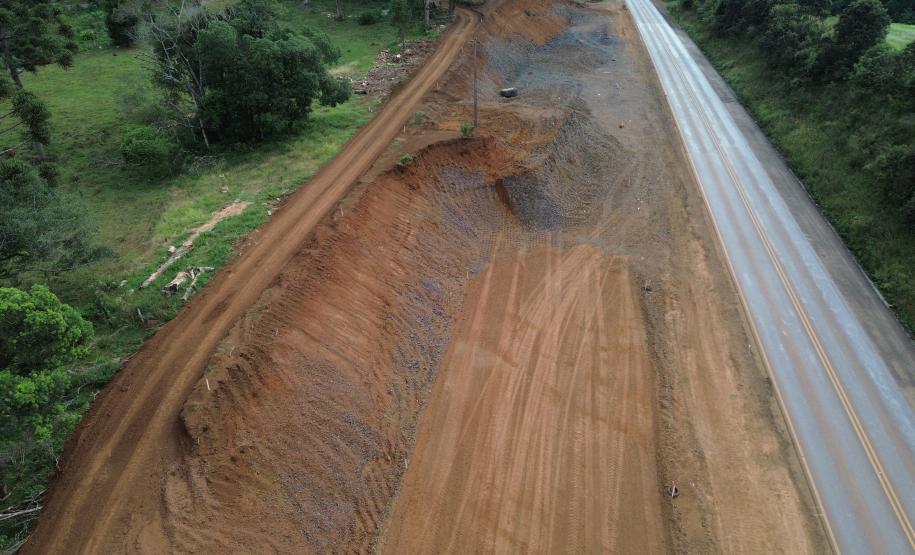 PRC-466 obras de duplicação entre Guarapuava e Palmeirinha