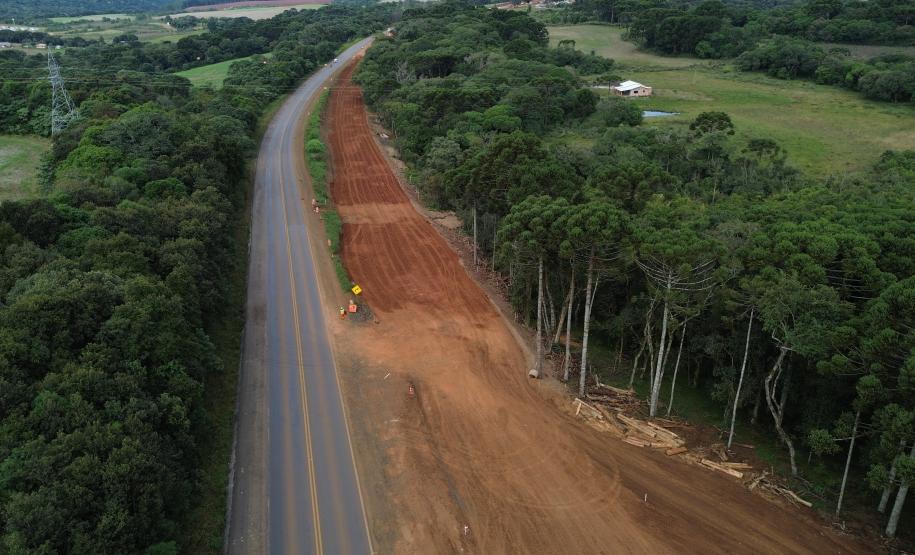 PRC-466 obras de duplicação entre Guarapuava e Palmeirinha