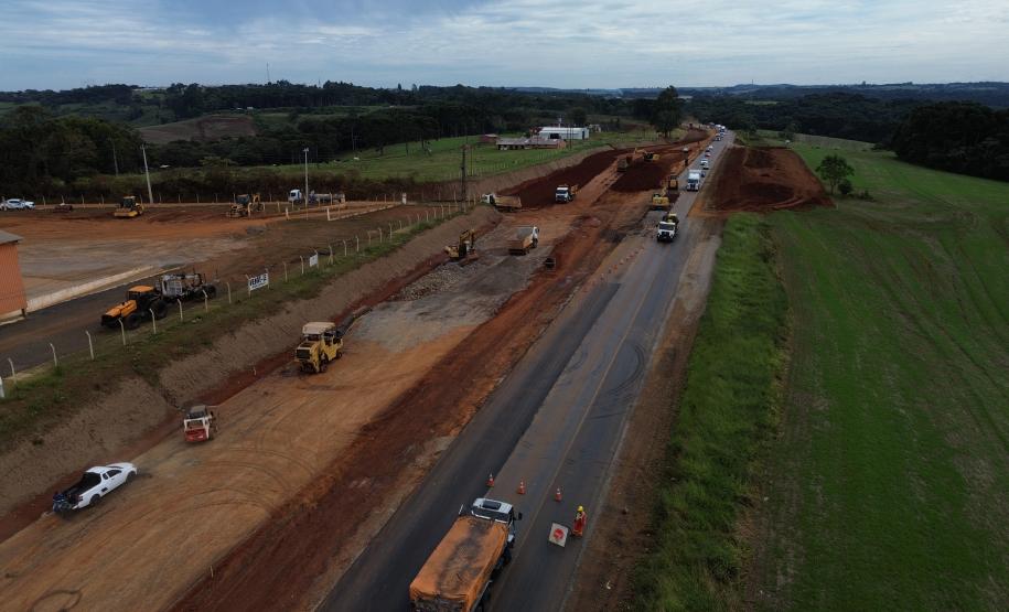 PRC-466 obras de duplicação entre Guarapuava e Palmeirinha