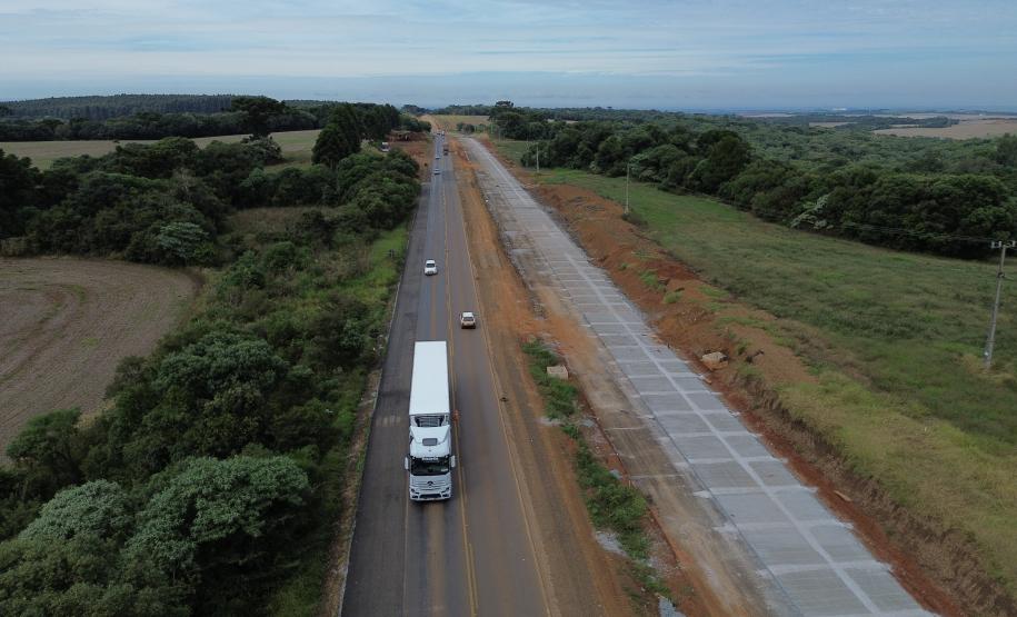 PRC-466 obras de duplicação entre Guarapuava e Palmeirinha