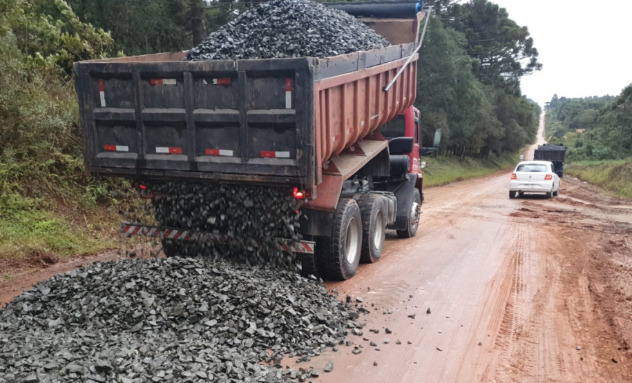 Rodovia estadual não-pavimentada