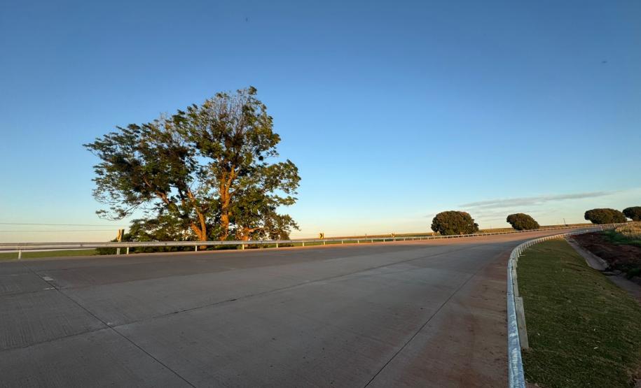 PR-180 entre Goioerê e Quarto Centário com concretagem quase concluída