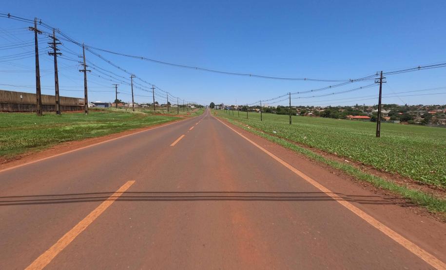 PR-239 em Assis Chateaubriand - trecho que será estudado no programa