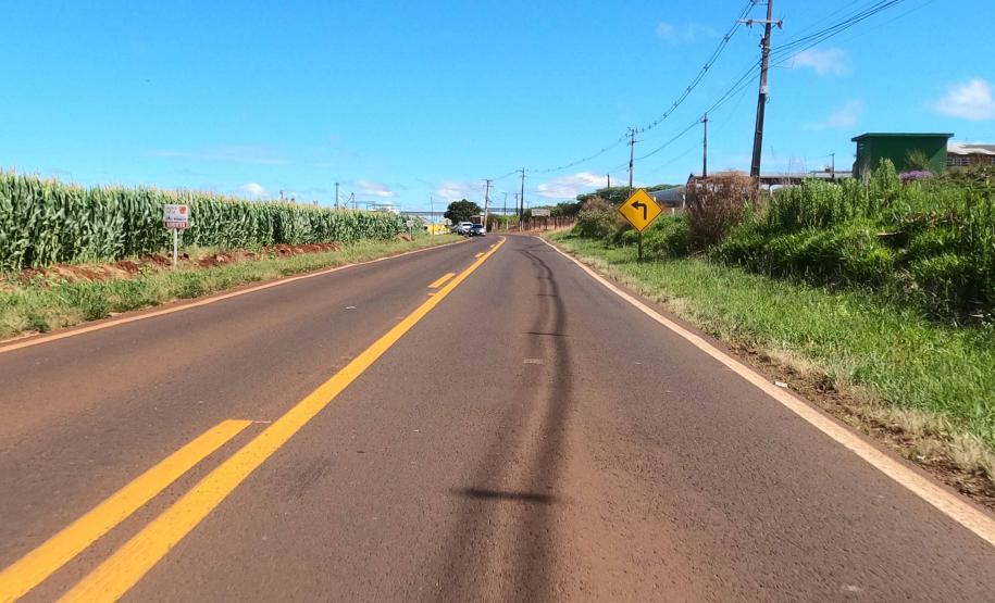 PR-493 em Pato Branco - trecho que será estudado no programa