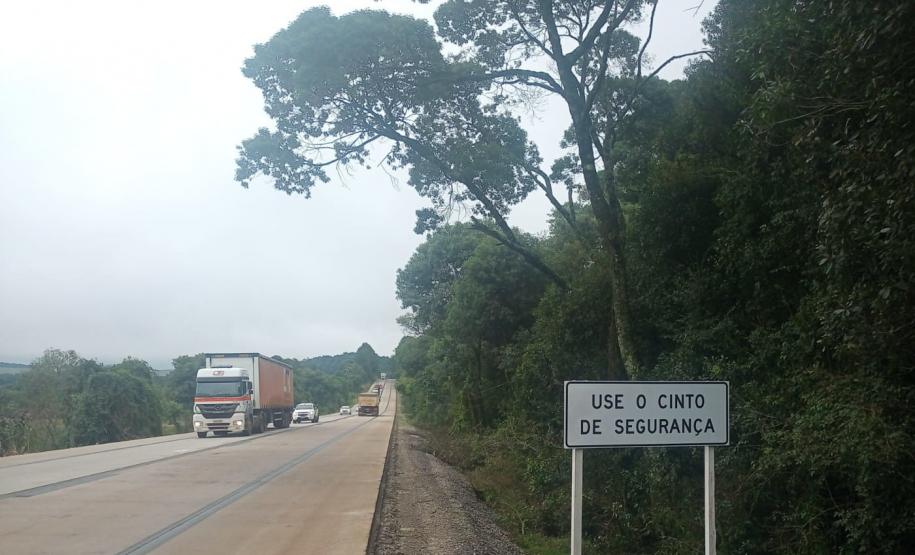 Restauração em concreto da PRC-280 entre Pato Branco e Clevelândia