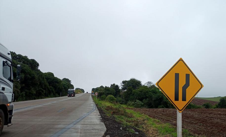 Restauração em concreto da PRC-280 entre Pato Branco e Clevelândia