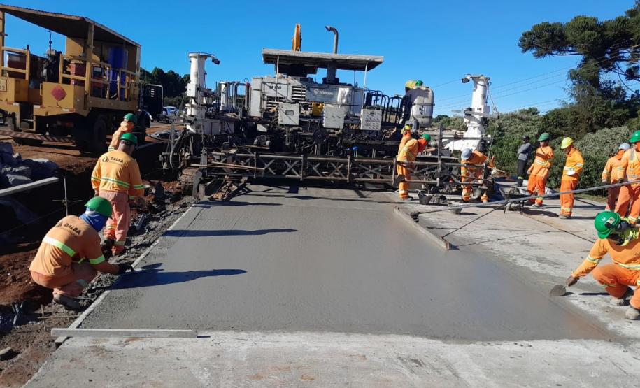 PRC-466 duplicação entre Guarapuava e Palmeirinha chega a 31%