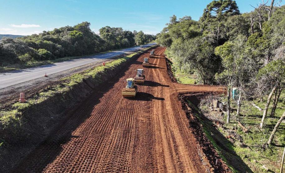 PRC-466 duplicação entre Guarapuava e Palmeirinha chega a 31%