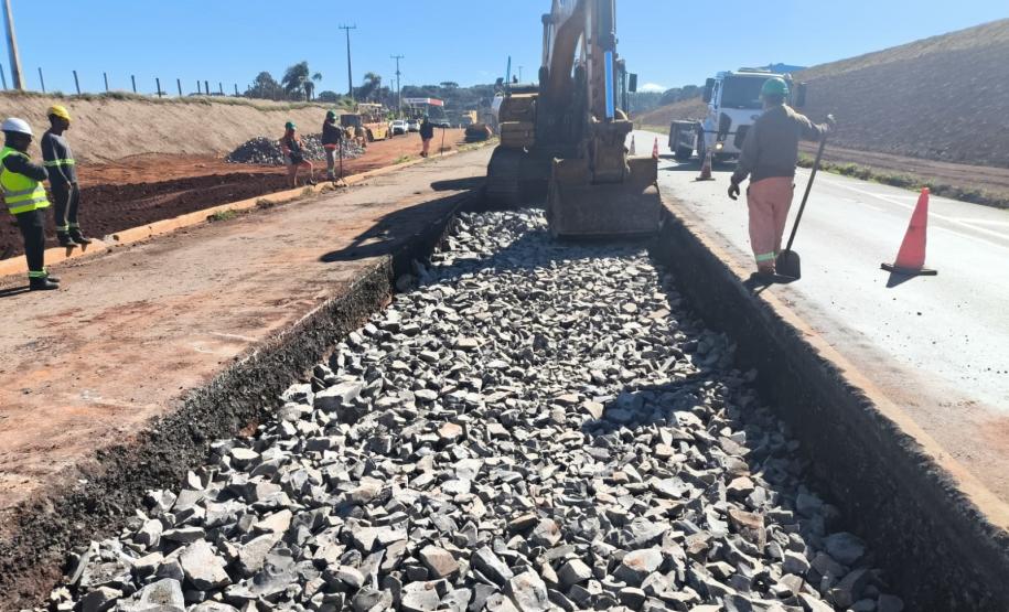 PRC-466 duplicação entre Guarapuava e Palmeirinha chega a 31%