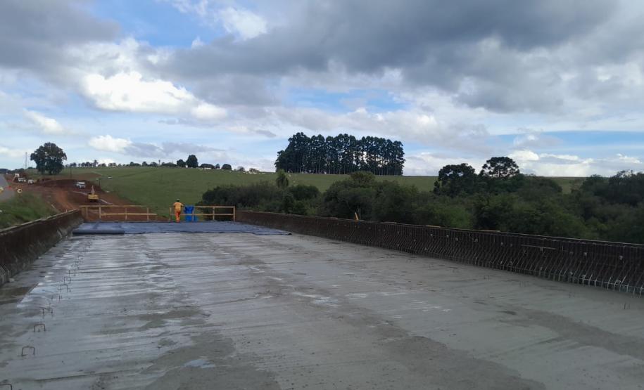 PRC-466 duplicação entre Guarapuava e Palmeirinha chega a 31%