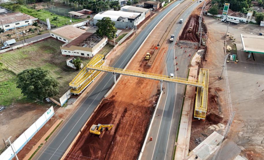 Novo trevo do Catuaí em Maringá chega a 54,34%