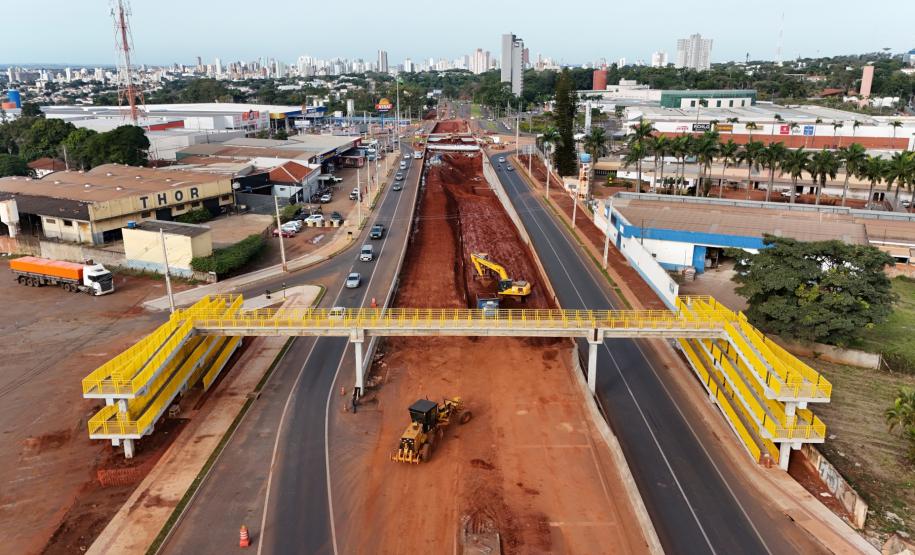 Novo trevo do Catuaí em Maringá chega a 54,34%