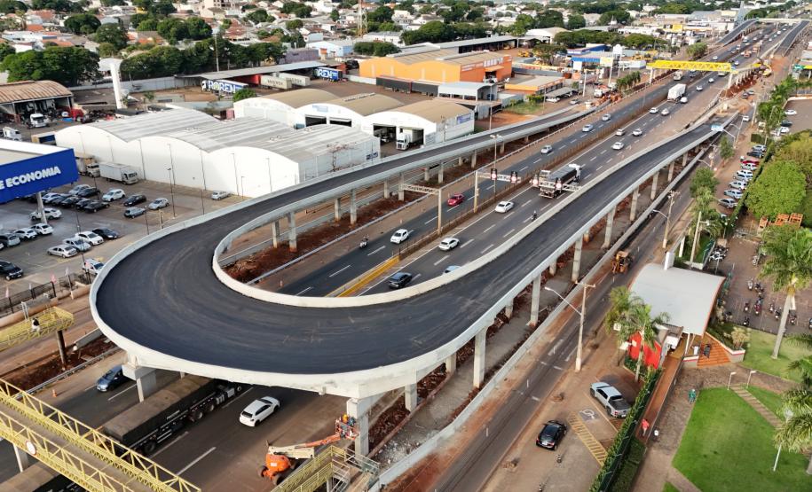 Viadutos de Sarandi chegam a 93,74% de execução