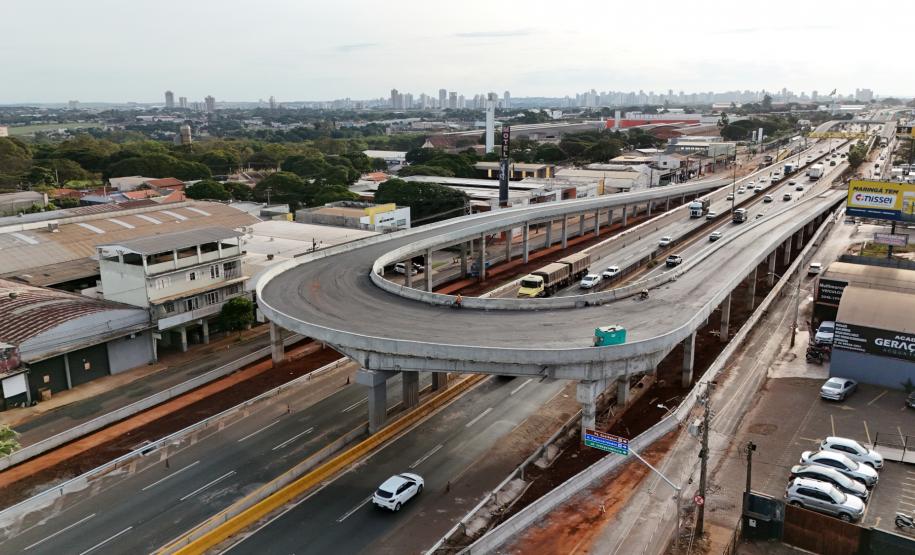 Viadutos de Sarandi chegam a 93,74% de execução