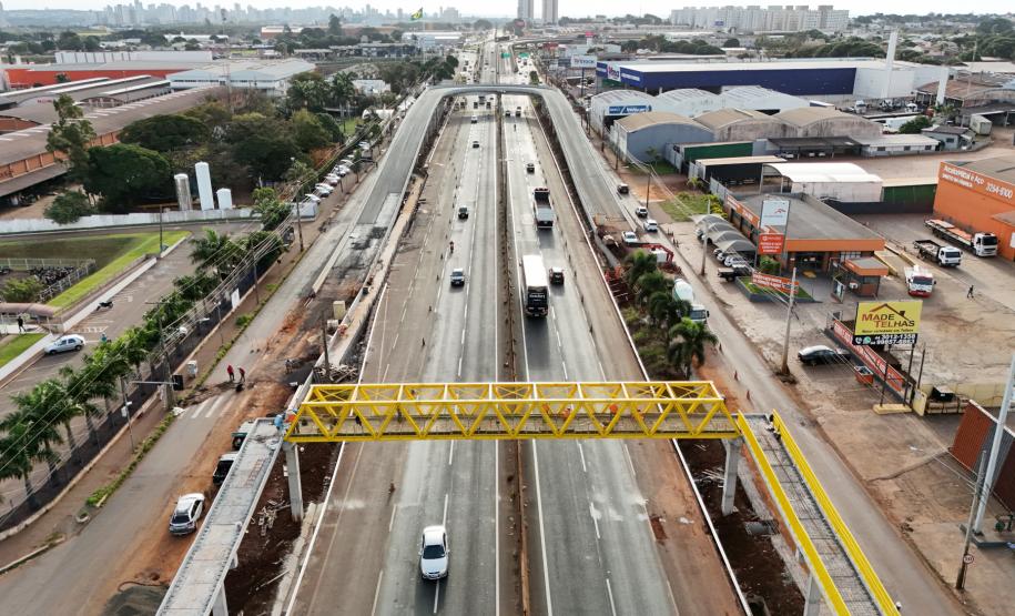 Viadutos de Sarandi chegam a 93,74% de execução