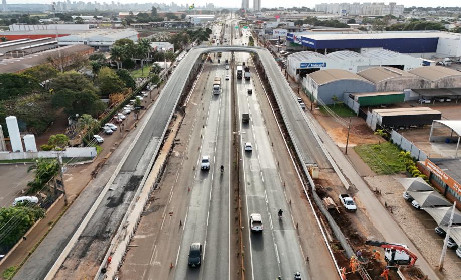 Viadutos de Sarandi chegam a 93,74% de execução