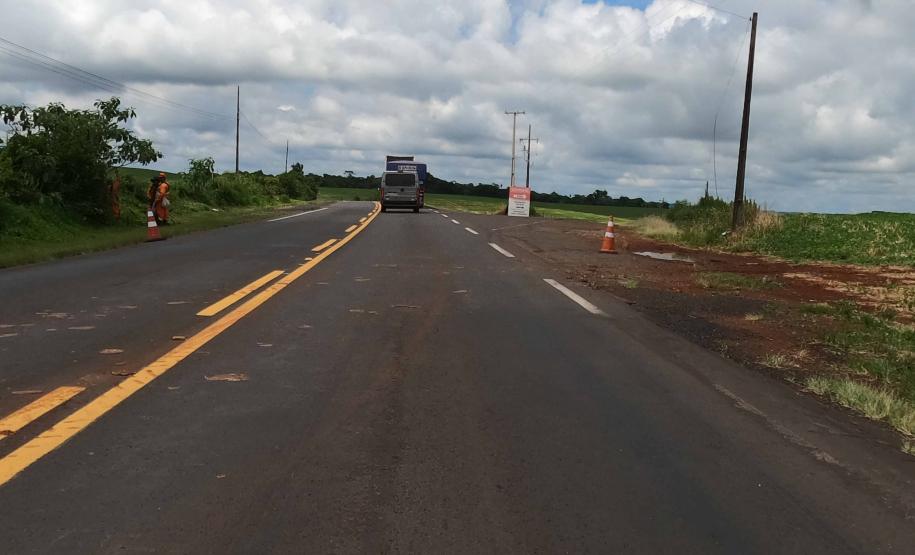 PRC-158 entre Vitorino e Santa Catarina - acesso comunidade São Braz