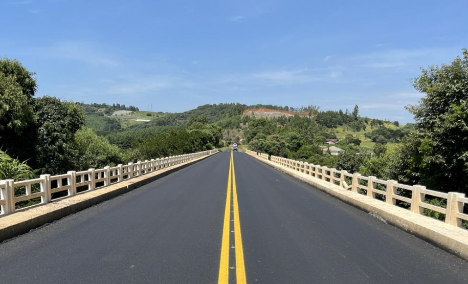 PR-170 ponte sobre o Rio Jordão em Guarapuava