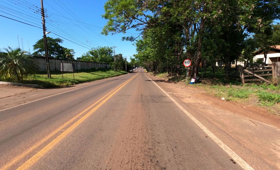 PR-218 entre Paranavaí e Amaporã