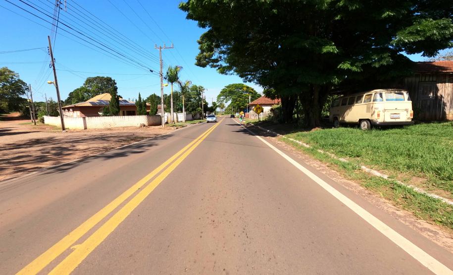 PR-218 entre Paranavaí e Amaporã
