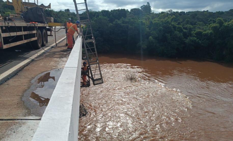 Reforma da Ponte do Rio Ivaí na PR-317 entre Floresta e Engenheiro Beltrão