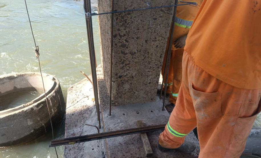 Reforma da Ponte do Rio Ivaí na PR-317 entre Floresta e Engenheiro Beltrão