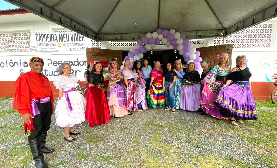 Agosto Lilás - participação Ponte de Guaratuba