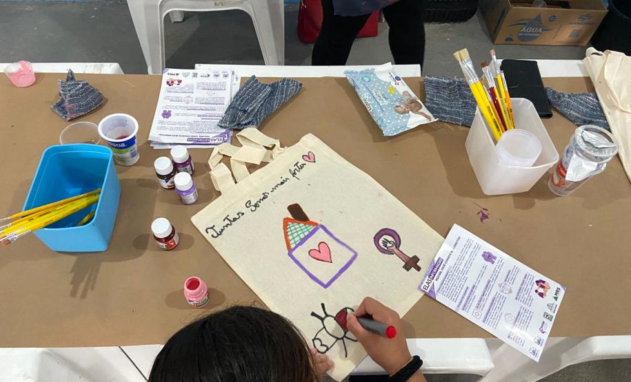 Agosto Lilás - participação Ponte de Guaratuba