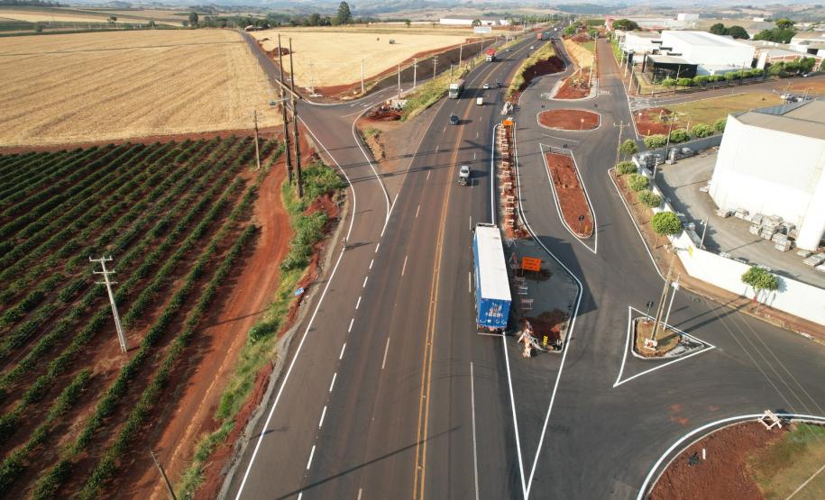 PR-444 nova trincheira em Mandaguari