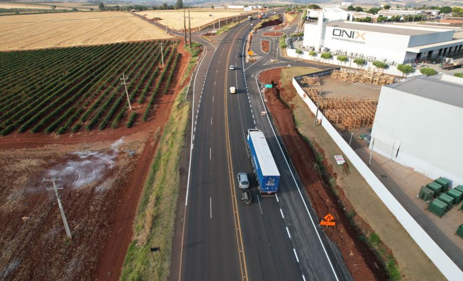 PR-444 nova trincheira em Mandaguari