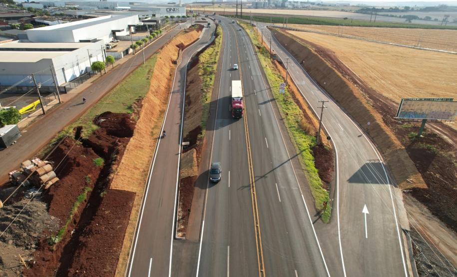 PR-444 nova trincheira em Mandaguari