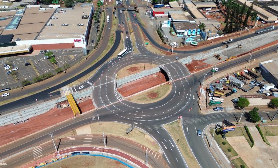 Trevo do Catuaí em Maringá chega a 75%