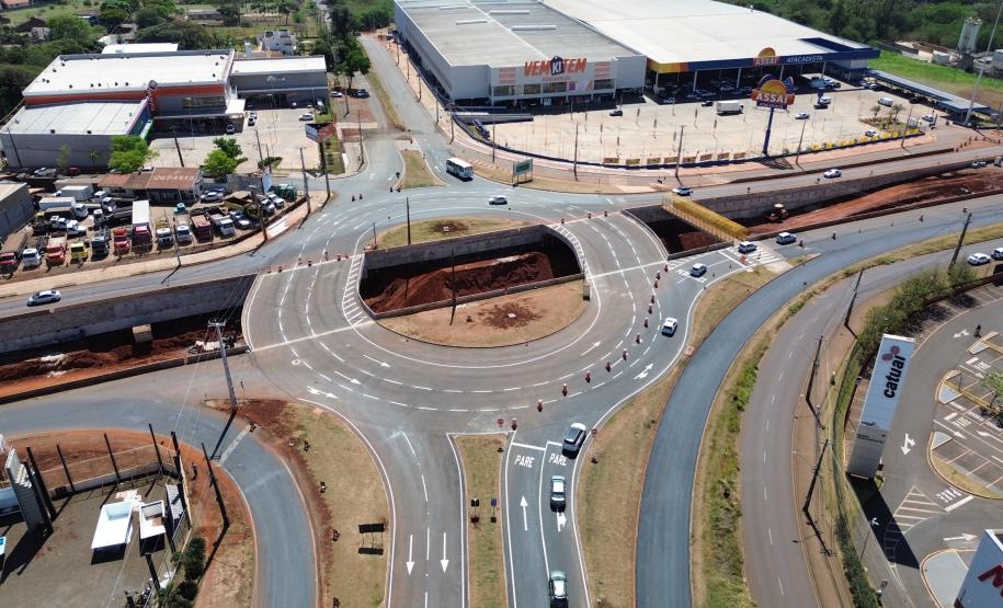 Trevo do Catuaí em Maringá chega a 75%