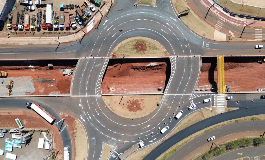 Trevo do Catuaí em Maringá chega a 75%