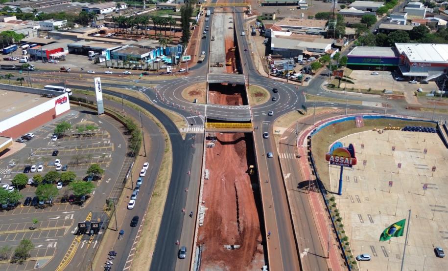 Trevo do Catuaí em Maringá chega a 75%