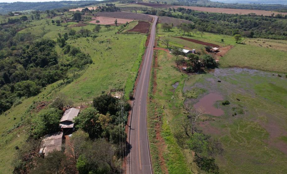 Estrada entre Ramilândia e Santa Helena chega a 76%