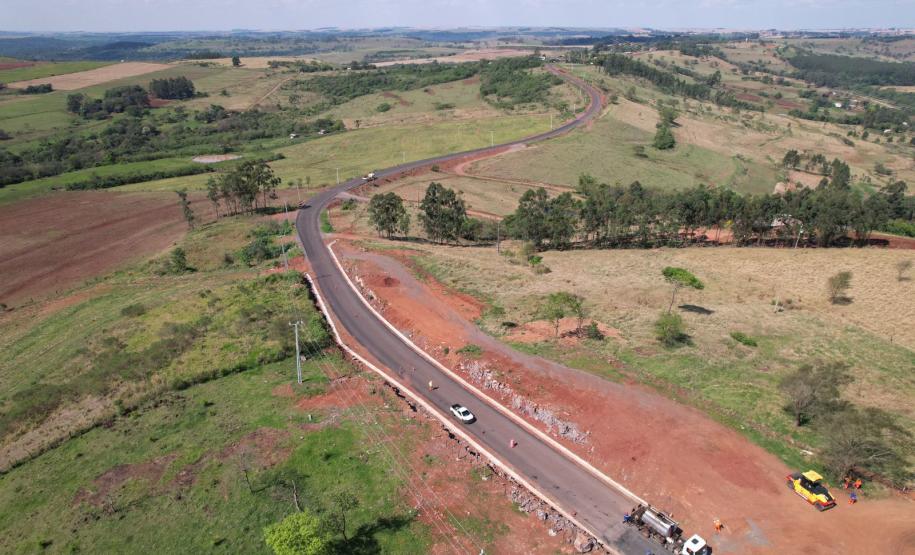 Estrada entre Ramilândia e Santa Helena chega a 76%