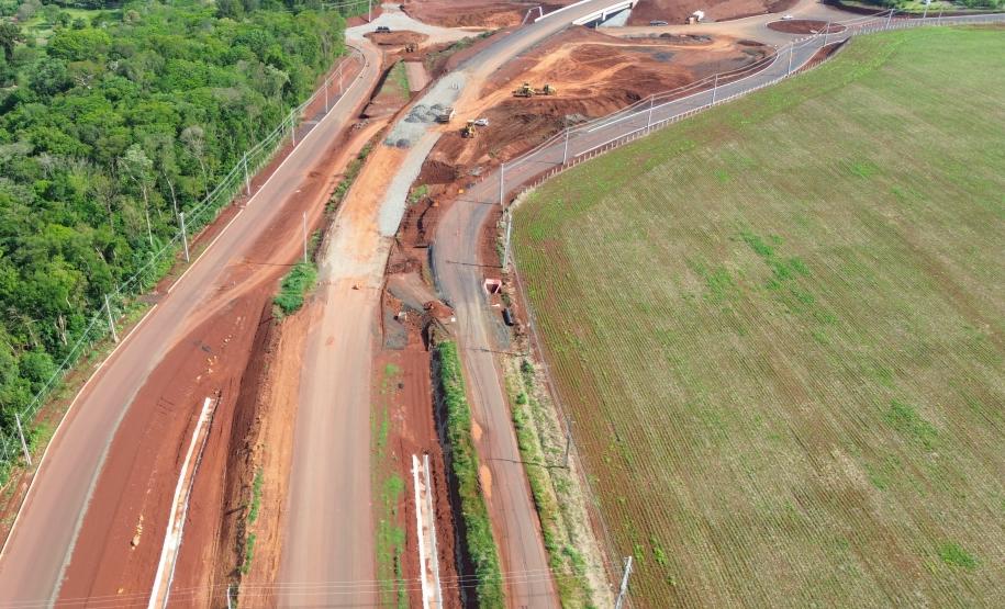 Perimetral Leste de Foz do Iguaçu chega a 83,5%