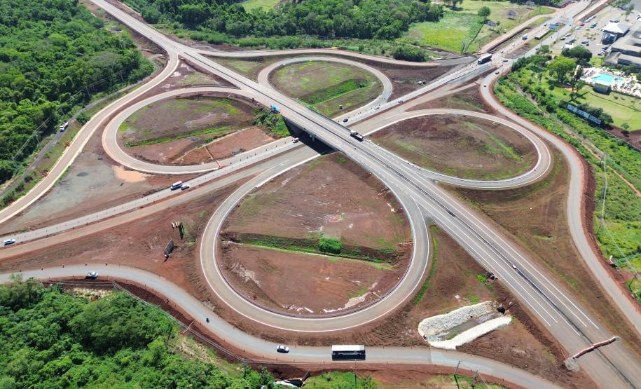 Perimetral Leste de Foz do Iguaçu chega a 83,5%