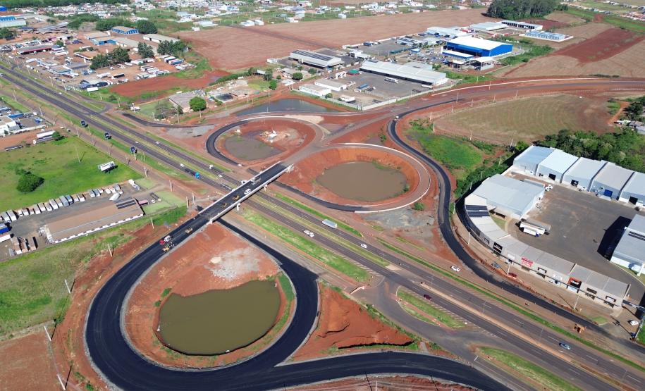 Perimetral Leste de Foz do Iguaçu chega a 83,5%