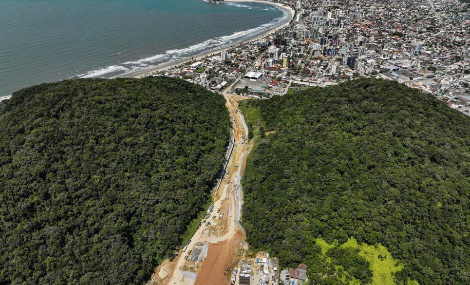 Obras da ponte de Guaratuba e acessos
